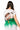 Licensed Sample Tennessee Colorblock Sequin Football & Field Goal Feather Bottom Tank