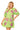 Green & White Polka Dot Watermelon Button Up Dress
