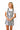 Sample Navy & White Sequin Stripe Overall Tee Dress