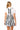 Sample Navy & White Sequin Stripe Overall Tee Dress
