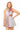 Sample Crimson & Grey Colorblock Sequin Collar Tank Dress