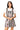Sample Maroon & Grey Sequin Stripe Overall Tee Dress