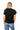 Sample Black & Red Rhinestone QOS Card Logo Tee