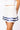 SAMPLE - White & Royal Pleated Cheerleader Skirt