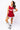 SAMPLE - Maroon & Silver Rhinestone Cheerleader Tank Dress