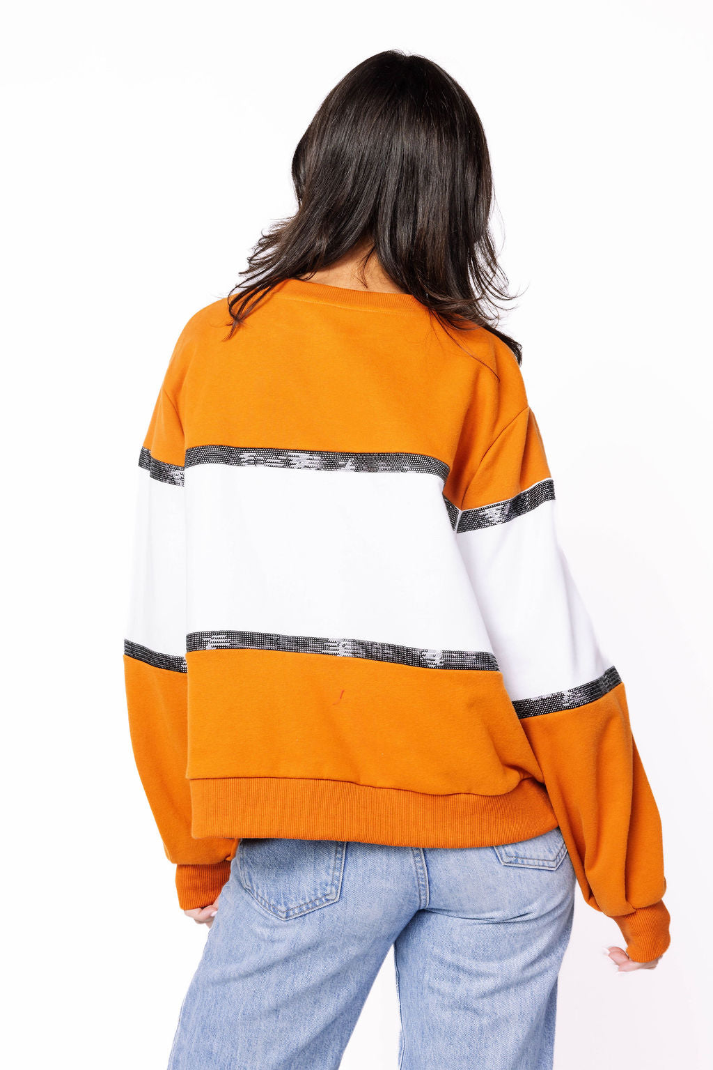 Licensed Sample - Texas Colorblock Jewel Letter Sweatshirt