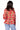 SAMPLE - Red/Black/White Plaid Rhinestone Football Button Down LS Shirt