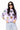 SAMPLE - Lavender Multi Tiger Head Long Sleeve Sweater