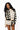 SAMPLE - Black & Gold Colorblock Football Sweatshirt and Shorts Set