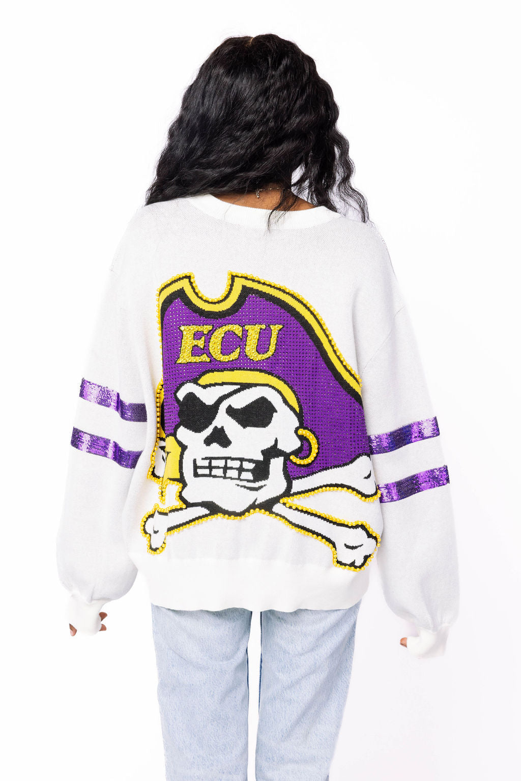 Licensed Sample - ECU Oversized Mascot Sweater