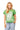 Green Football Field Queen Card Logo Tee