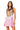 Lavender Sequin Tiger Face Rhinestone Feather Tank Dress