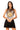 Black Sequin Tiger Face Rhinestone Feather Tank Dress