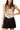 Black Sequin Tiger Face Rhinestone Feather Tank Dress