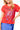 Red & Light Blue Scattered Jewel QOS Card Logo Tee