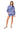 Blue Sequin Tiger Print QOS Sparkle Short