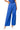Blue Wide Leg Rhinestone Jean