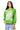Green Football Field Queen Card Logo Sweatshirt