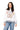 White Mock Neck Plaid 'Sports 00' Sweatshirt