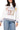 White Mock Neck Plaid 'Sports 00' Sweatshirt