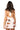 Licensed Sample Oklahoma State Striped Sparkle Gameday Icon Tie Neck Dress