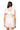 Licensed Sample Oklahoma White Cotton Tie Script Trim Collar Romper