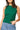 Green Tonal Rhinestone Tank