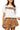 Purple & Gold Tiger Print Ruffle Short