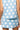 Sample Light Blue & White Polka Dot Knit Skirt
