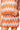 Sample Burnt Orange, Silver & White Rhinestone Zig Zag Knit Skirt