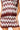 Sample Maroon, Silver & White Rhinestone Zig Zag Knit Skirt