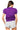 Licensed Sample TCU Mascot Scattered Jewel & Feather Knit Top