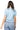 Licensed Sample UNC Mascot Scattered Jewel & Feather Knit Top