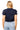 Licensed Sample Michigan Mascot Scattered Jewel & Feather Knit Top