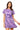 Purple Tiger QOS Card Logo Tee Dress