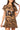 Brown Tiger QOS Card Logo Tee Dress