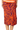 Sample Orange & Purple Sequin Tiger Print Knit Midi Skirt