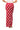 Sample Crimson & White Polka Dot Knit Maxi Skirt