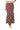 Sample Maroon, Grey & White Polka Dot Knit Maxi Skirt