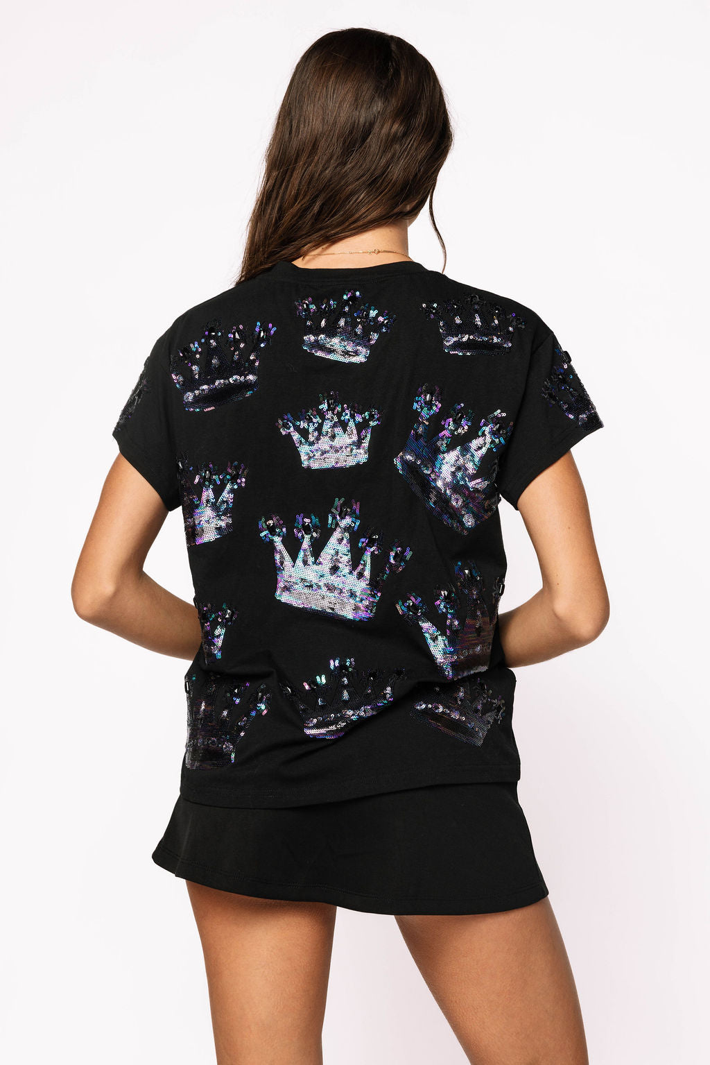 Sample Black Spider Crown Tee
