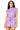 Purple Rhinestone Zip Up Romper