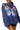 Navy Patchwork Butterfly Sweatshirt
