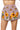 Colorblocked Striped Butterfly & Sunflower Short