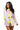 Multi Sequin Colorblock Stripe Skort