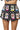 Black & White Polka Dot Scattered Mahjong Short