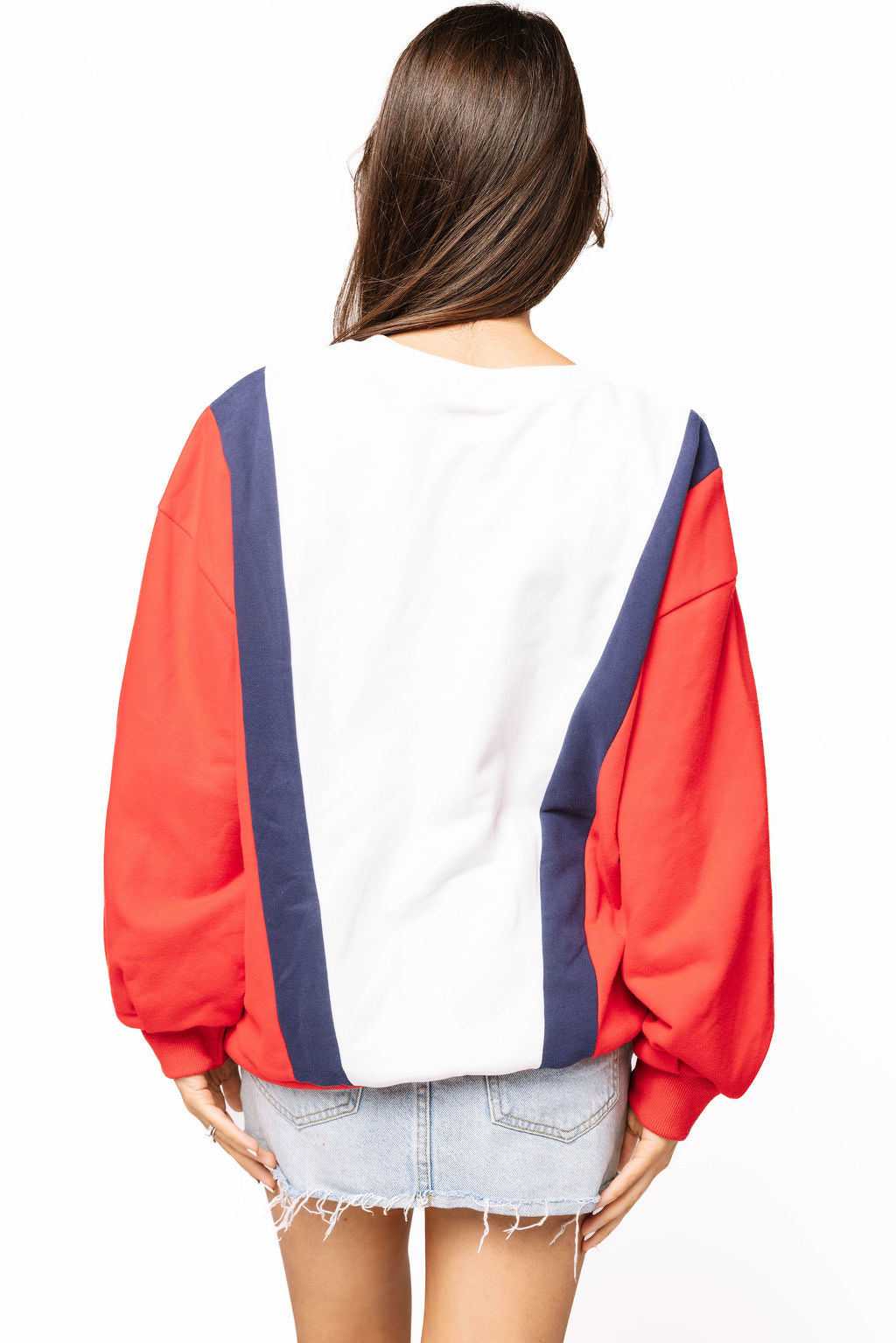 Licensed Sample - Ole Miss Football Player With Flag Sweatshirt