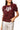 Licensed Texas A&M Mascot Scattered Jewel Feather Short Sleeve Sweater