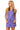 Licensed LSU Tonal Rhinestone Scattered Abbreviation Skirt