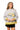 Licensed Southern Mississippi Grey Gingham Mascot Mock Neck Sweatshirt