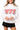 Licensed Arkansas White Mock Neck Patterned Letters Sweatshirt